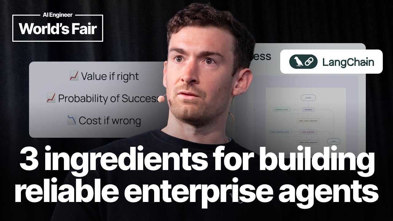 LangChain: 3 ingredients for building reliable enterprise agents