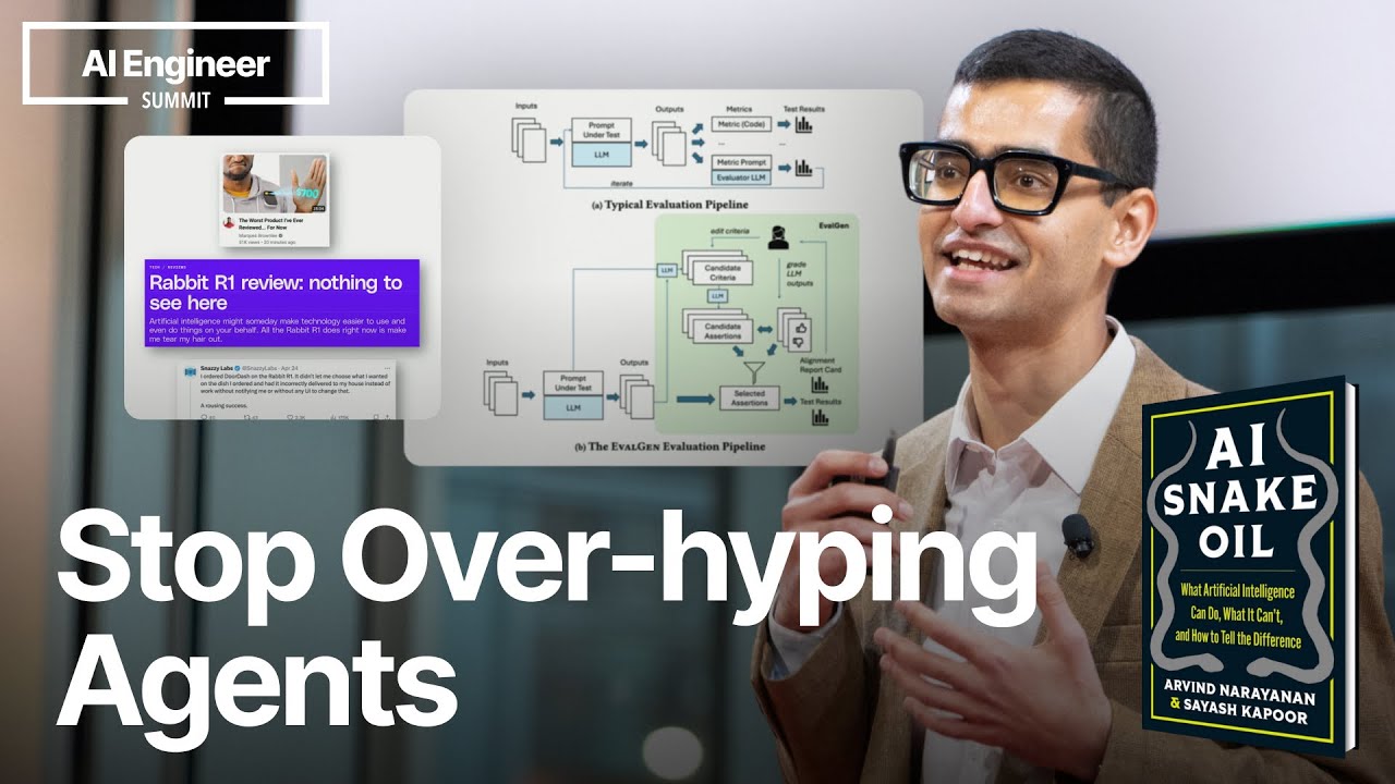 Sayash Kapoor: Building and evaluating AI Agents